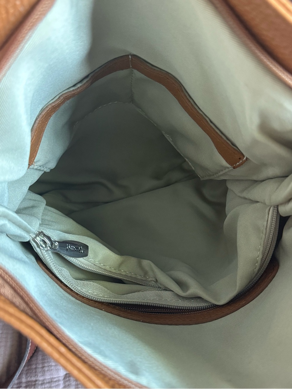 Valentina Genuine Leather Convertible Hobo / Foldover Shoulder Bag Made in Italy - Picture 7 of 10